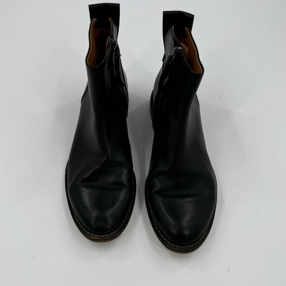 Sarto by Franco Sarto Leather Lori Boots Size 7M Black Side Zipper Round Toe - Picture 2 of 11